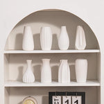 White Ceramic Nordic Vase for Modern Home Decor